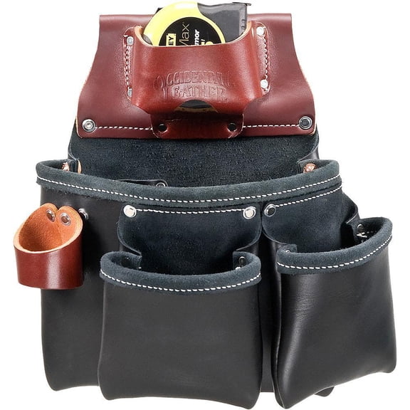 Occidental Leather B5018DBLH 3 Pouch Pro Tool Fastener Tool Bag - Left Hand