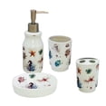 thumbnail image 2 of Juego de Accesorios de Baño, 4 Piezas de Plástico, Juego de Regalo, Soporte para Cepillo de , Taza para Cepillo de , de Jabó Soledad Dispensador de jabón y jabonera, 2 of 9