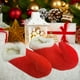 thumbnail image 1 of Adornos navideños, adornos navideños, regalos navideños, creativos, gorro navideño, zapatillas de invierno para parejas, hogar, ocio, zapatos cálidos y gruesos, zapatos planos, gorros navideños., 1 of 6