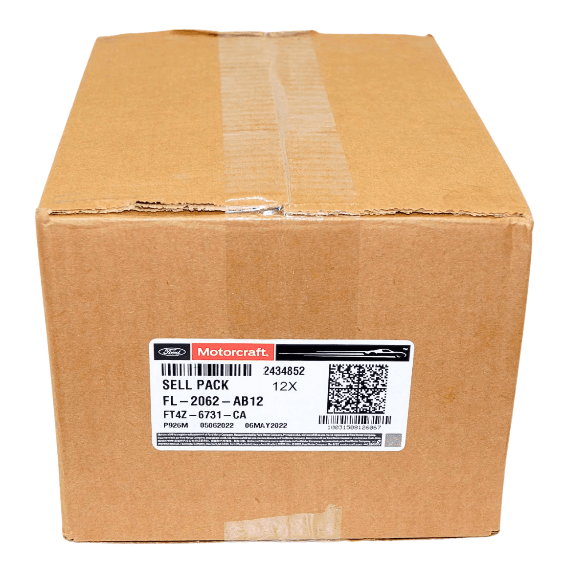 Genuine OEM FL2062A Engine Oil Cartridge Filters - Compatible with Ford 2.7L & 3.0L EcoBoost V6 Engines 2015-2026 - 12 Filter Shop Pack