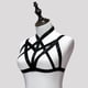 thumbnail image 4 of Arnés elástico de para mujer, Halter, cuerpo gótico debajo del busto # 4 + Pantalones elásticos de para mujer, bajo el busto gótico, jinwen Arnés sujetador, 4 of 8