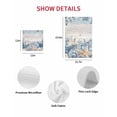 thumbnail image 7 of Blue Starfish Coastal Kitchen Dish Towels for Drying Dishes Set of 2, Eucalyptus Summer Nautical Shell Vintage Waffle Weave Microfiber Hand Tea Bathroom Towels Quick Dry & Absorbent Towel 15.7x23.6, 7 of 7