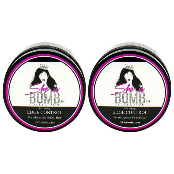 She Is Bomb Collection Edge Control 3.5oz (Pack of 2)