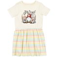 thumbnail image 3 of Inktastic Joy to the World Christmas Gnomes Girls Toddler Dress, 3 of 5