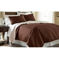 thumbnail image 4 of Modern Threads 3 Piece Coverlet, Reversible Leaf Design, Atmosphere/Hazel, Queen, 4 of 9