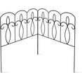 thumbnail image 3 of Sorbus Garden Fence, Decorative Patio Fencing for Yard, Garden Edging Border Gate, Animal Barrier (Set of 5 Panels), 3 of 11