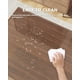 thumbnail image 4 of Almohadilla de escritorio Oterri de PVC transparente de 120 x 43 cm, impermeable y resistente al calor, 4 of 7