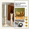 thumbnail image 7 of 20-Piece Gold Candlestick Set, 1-Inch Candlestick Cups, Metal Candle Cups, Aluminum Drip Sleeves, Empty Candle Inserts, Suitable For Candle Making, Christmas, Wedding Table Decorations., 7 of 7