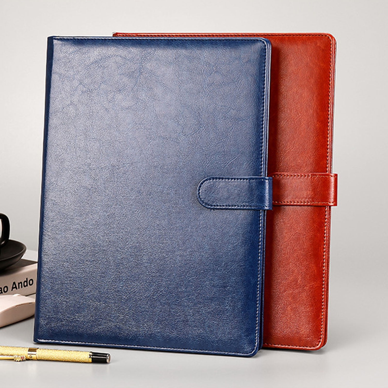 Multifuntional Clipboard with Integrated Storage for Pen and Cards Suitable for Meetings and Daily Office Tasks
