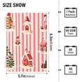 thumbnail image 2 of FORMRS 1-Subject Spiral Notebook 8" x 5" College Ruled 60 Refillable Sheet A5 Hard Cover, 2 Pack, White Gingerbread Houses, 2 of 7