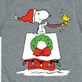 thumbnail image 3 of Peanuts - Snoopy & Woodstock House Sleigh - Toddler And Youth Short Sleeve Graphic T-Shirt, 3 of 6