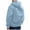 Light Blue-pCSFK, variant on Men Zip Up Hoodie with Backpack Style Pocket Long Sleeve Casual Jacket