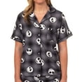 thumbnail image 4 of The Nightmare Before Christmas Pajamas Women's Jack Plaid Notch Collar Sleep Set, 4 of 6