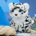 thumbnail image 5 of Snow Leopard Stuffed Animal Plush Toy, Snow Leopard Plush Slap Bracelet, Snow Leopard Plushies, 5 of 8