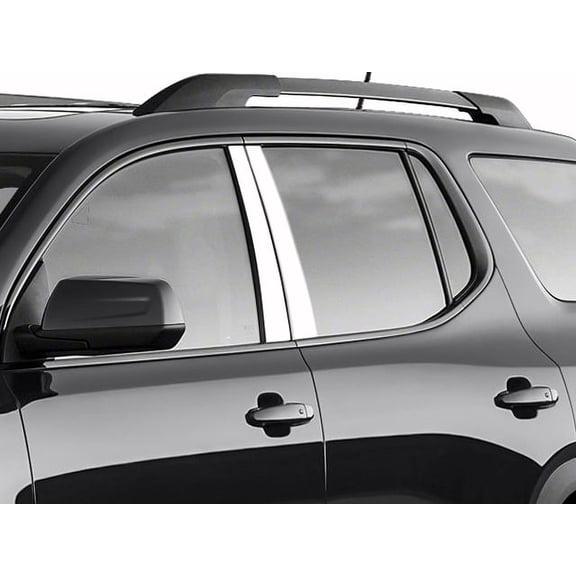 Stainless Steel Pillar Trim 4Pc Fits 2017-2020 GMC Acadia PP57425 QAA