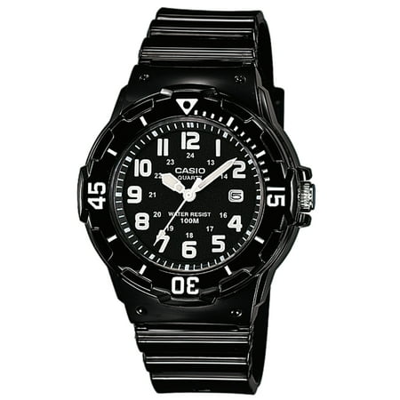 Casio Women's Dive Style Watch, Black/White LRW200H-1BV