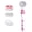 Pink, variant on M Buder 4 in 1 Waterproof Electric Bath Brush, Body Cleansing Spa Shower Brush with Long Handle & 4 Rotating Brush Heads, Back Massage Scrubber for Daily Use, Grey (8.86 inches / 22.5 cm)