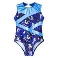thumbnail image 4 of DPOIS Little Big Girls Metallic One Piece Gymnastics Leotard, 4 of 6