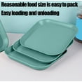 thumbnail image 6 of qILAKOG 2 Pcs Plastic Small Square Plates, Reusable Multi Purpose Anti Slip Square Trays, Suitable for Holding Nuts and Snacks in Cafeterias and Home Kitchens, 6 of 6
