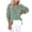 A01 Green, variant on Summer Tops for Women Casual Button V Neck Long Sleeve Shirts Texture Ruched Loose Pullover Work Blouses Lightweight Gauze Tunic Top