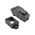 thumbnail image 3 of Eaton Tripp Lite Series DisplayPort Mini DisplayPort (F) Mini to DisplayPort All-in-One Keystone/Panel Mount Angled Adapter (F/F), Black - Adaptateur DisplayPort - DisplayPort (F) vers - Moulé - Noir, 3 of 6