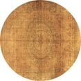 thumbnail image 1 of Ahgly Company Indoor Round Persian Brown Traditional Area Rugs, 5' Round, 1 of 4