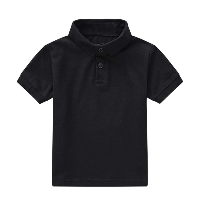 Yammkia T-Shirts à Manches Courtes pour Enfants T-Shirts pour Garçons T-Shirts pour Enfants d'Été à Col Rond T-Shirts à Manches Courtes Mode T-Shirts Décontractés (Noir, 3-4 Ans)