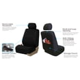 thumbnail image 5 of FH Group Light & Breezy Seat Covers for Auto, 4 Headrests Full Auto Seat Covers Set, Black, 5 of 6