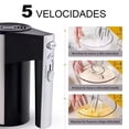 thumbnail image 3 of Batidora De Mano Mezclador Electrico 5 Velocidades 300w Poderosa Potencia Disipación de Calor Mezcla Fácil Con Turbo Ganchos De Acero Inoxidable Para Hornear Y Cocinar, 3 of 7