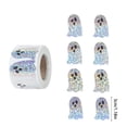 thumbnail image 2 of Halloween Stickers Holographic Glitter Ghost 500 Counts 1 Roll for Halloween Party Decoration Trick or Treat Gift Scrapbooking DIY Crafts Halloween Favors, 2 of 6