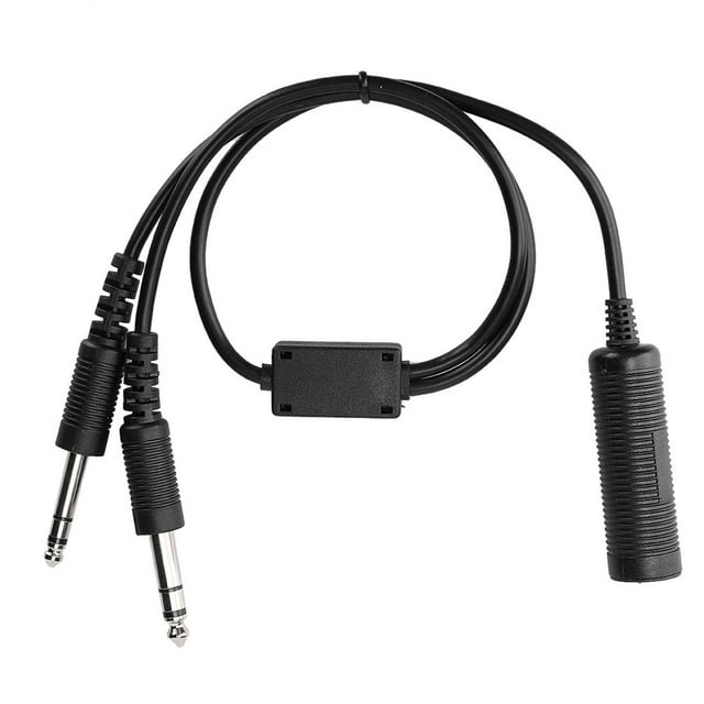 Cable adaptador de auriculares, adaptador de auriculares de helicóptero a aviación general Adaptador de auriculares Tecnología innovadora