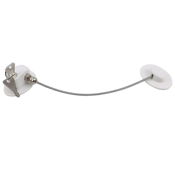 Cerradura para refrigerador, cerradura para refrigerador para niños, mini cerraduras para refrigerador para niños, cerradura para congelador, utilizada en puertas de refrigerador, gabinetes,
