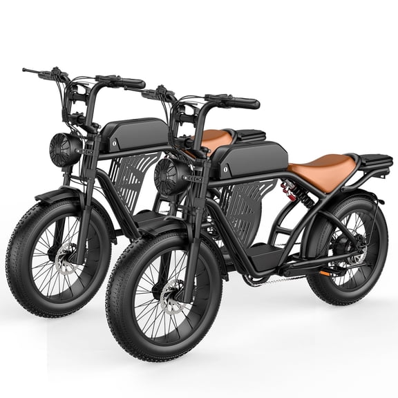 Electric Bike for Adult , 2200W 30MPH 100 Miles Electric Mountain Bike , 48V 20AH Removable Battery, 7 Speed Electric Motorcycle, 20" Fat Tire Off Road E bike,NFC Unlock, Snow/Beach/Mountain UL2849