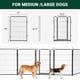 thumbnail image 3 of Historyli Valla para Perros de 16 Paneles Interior/Exterior, Corral de Ejercicio para Mascotas/Cachorros de Metal Extra Resistente, Puerta Ancha y Umbral Bajo, Corral Portátil para Mascotas, 3 of 6