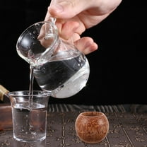 Wooden Drinking Cup Made from Coconut Wood for Home Use Multi-color Wide Mouth Design 8 oz