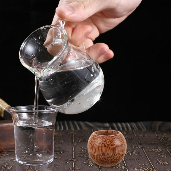 Wooden Drinking Cup Made from Coconut Wood for Home Use Multi-color Wide Mouth Design 8 oz