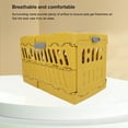 thumbnail image 4 of Large Capacity Foldable Cat Crate with Breathable Ventilation, Easy Installation, Travel Pet Carrier for Outdoors Trip, Foldable Design, 4 of 7