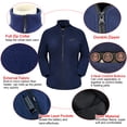 thumbnail image 4 of ARRIS Women`s Heated Fleece Jacket with Battery Electric Heating Coat Full Zip, 4 of 7