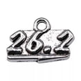 thumbnail image 3 of K-KED 70 Pcs Tibet Silver 26.2 Marathon Charms Pendants 19X13MM 1.8g Diy Crafts B16252, 3 of 3