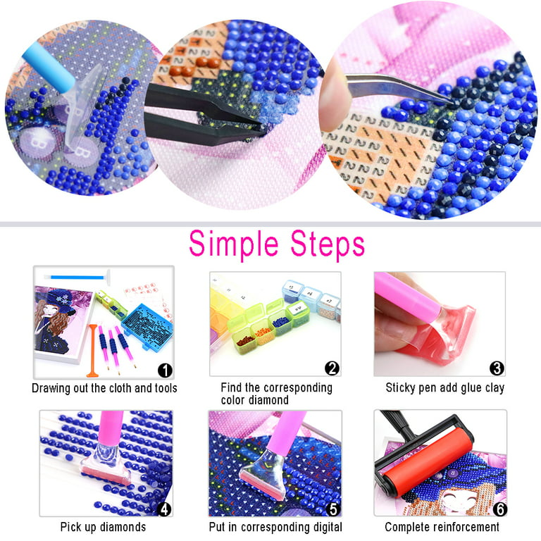 60 Pieces 5D Diamond Painting Tools, DIY Painting Accessories