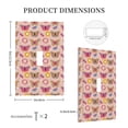 thumbnail image 3 of Kdxio colorful Butterfly Daisy Decorator Light Switch or Receptacle Outlet Wall Plate Decorator Wall Plate Child Safe Outlet Cover-Style T, 3 of 6