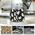 thumbnail image 6 of Yayeee Ashtray with Lid for Cigarette Smokeless Stainless Steel Home Ash Holder, White Halloween Ghost, 6 of 7