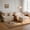 Beige, variant on HipyMo 105" Corduroy Cloud Sofa, Modular L Shaped Couch with Deep Seat, No Assembly Boneless Sofa for Living Room, Apartment, Office, Beige
