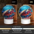 thumbnail image 3 of Salouo Colorful Ocean Sea Turtle for Round Acrylic Night Light - Acrylic Sheets with LED Light Lamp Base - Decorative Night Lamp for Restaurant Bar Cafe Shop Room Decoration, 3 of 9