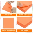 thumbnail image 3 of Unique Bargains 150 Sheets Origami Paper Double Sided Color 6x6Inch Scrapbook, Orange Red, 3 of 7