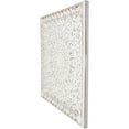 thumbnail image 4 of Northlight 24" Antique White Floral Mandala Square Wall Panel, 4 of 7