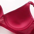 thumbnail image 5 of Fadeal Comfortable Bras for Women, High Support Bras for Women Adjustable Strap Full Coverage Up Bras Comfortable No Underwire Wireless Bras Bra for Older Women Pink 36, 5 of 8