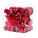 thumbnail image 2 of 45 Unids Bolas de Navidad Adornos Colgantes de Guirnalda Colgantes de Navidad inastillable para Aniversario, Hogar, Corona, Acción de Gracias, , Rojo BLESIY bolas colgantes, 2 of 8