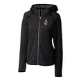 thumbnail image 2 of Women's Cutter & Buck Heather Charcoal Washington State Cougars Mainsail Sweater-Knit Full-Zip Hoodie, 2 of 3