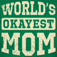 thumbnail image 3 of CafePress - Vintage World's Okayest Mom Women's Dark T Shirt - Women's Traditional Fit Dark T-Shirt, 3 of 4